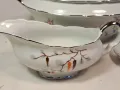Карловски порцеланов супник солница и сосиера Victoria Czechoslovakia     7/1, снимка 2