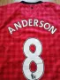 NIKE MANCHESTER UNITED Anderson 2012 2013 HOME SHIRT - страхотна футболна тениска S, снимка 3