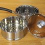Многофункционална тенджера касерола от неръждаема стомана "Готвене на пара добавка в комплекта ", снимка 1 - Съдове за готвене - 44920764