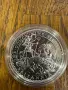 Сребро 1 oz Британия 2009, снимка 3