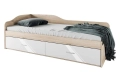 Легло с чекмеджета Сити 2023 сонома, орех или комбинация бяло/ арвен, снимка 10