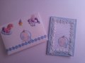 Луксозна картичка/плик за новородено бебе, рожден ден, кръщене, снимка 7