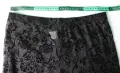 Черен тюлен клин с флорална релефна окраска L/XL, снимка 8