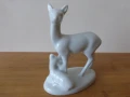 Порцеланова фигура Сърнички ИЗИДА 1960 г Сърна Сърни, снимка 2