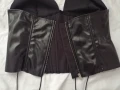 Нов дамски кожен топ/бюстие/корсет р-р XS и S, снимка 15