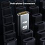 4K DP DisplayPort към HDMI мъжки към женски преобразувател, позлатен, 30 см, снимка 7
