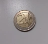 Гръцка монета от 2 евро от 2002г. с буква S в звезда и дефект, снимка 6