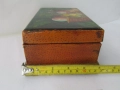 Винтидж руска съветска ръчно рисувана дървена кутия, снимка 8