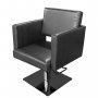 Изчистен дизайн фризьорски стол M404 - Черен - Нов!