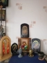 Стари кандила и иконостаси дървени, метални, глинени от различни времена. , снимка 1