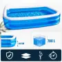 Надуваем градински басейн 262x175x50 см – голям семеен PVC басейн за деца и възрастни, 700 л, снимка 4