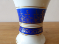 Немска малка порцеланова ваза кобалт БАВАРИЯ 1950 г, снимка 3