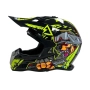 Кросова каска за мотор, ендуро, АТВ, Скутер,  неон, снимка 6