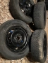 Железни джанти със зимни гуми, снимка 3