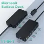 Microsoft Surface Dock с три дисплея (4K HDMI + VGA), 11 в 1 докинг станция Surface Pro със захранва, снимка 2
