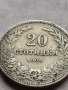 МОНЕТА 20 стотинки 1906г. ЦАРСТВО БЪЛГАРИЯ СТАРА РЯДКА ЗА КОЛЕКЦИОНЕРИ 35890, снимка 2