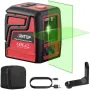 Нов Самонивелиращ се лазерен нивелир 100 фута с Type-C зареждане, зелен, снимка 1