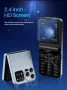 Мини Сгъваем Телефон Mini Flip A50 Smart Phone с 2 SIM карти Мини Телефон, снимка 5