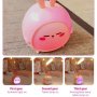 Лампа за четене USB LED Kawaii Rabbit 2в1,Настолна лампа,Детска защита на очите,Карикатура Зайче, снимка 3