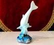Порцеланова статуетка,фигура Делфин,коралов риф. , снимка 4