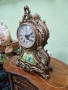 Прекрасен антикварен настолен каминен часовник , снимка 5