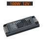 Захранване за LED лента 12VDC, 60W, 5А, Метален тънък корпус + други, снимка 3