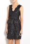 НАМАЛЕНА - DKNY нова рокля от дантела с пеплум в талията, снимка 1 - Рокли - 41084788