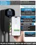 Нова EVDANCE зарядна станция Type 2 7.4kW 32A WiFi Bluetooth 6.5м кабел EV зарядно кола, снимка 4