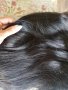 Индийска коса 200гр. 51см. 100% естествена коса! 1В, снимка 3