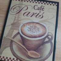 ретро картина Кафе от Париж, Франция, снимка 2 - Картини - 41432192