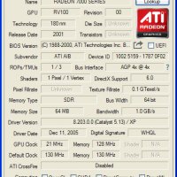 Видео карта ATi Radeon 7000VE Dual VGA 64MB SDR 64bit AGP, снимка 8 - Видеокарти - 33853790