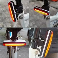 Презареждаем USB LED ярък стоп за велосипед колело, снимка 5 - Аксесоари за велосипеди - 41376174