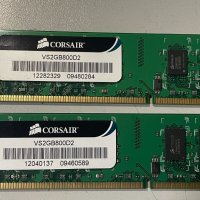 4GB (2x2GB) DDR2 CorsAir PC2-6400U (800Mhz,CL-6,KIT), снимка 2 - RAM памет - 41260552