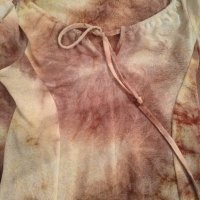 Красива блузка с къс ръкав ,размер М, снимка 1 - Ризи - 42422160