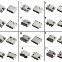 Продавам USB Type C конектори - 12 различни модела , снимка 1 - Резервни части за телефони - 36151546