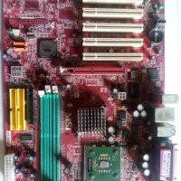 Платка MSI s.462 с процесор AMD Athlon 2000 стар ретро компютър, снимка 6 - Дънни платки - 40900005