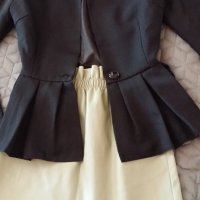 Стилен сет от сако Evis и кожена пола, снимка 11 - Сака - 35849863