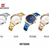 Дамски часовник NAVIFORCE Clarity Rose Gold/White 5008 RGW., снимка 14 - Дамски - 34744589