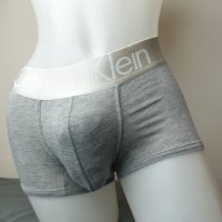 Calvin Klein S мъжки боксер в сив цвят с широк колан с лого на бранда, снимка 9 - Бельо - 41511729