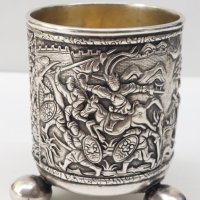 RRR-Сребърна чаша,Англия 18 век/сребро 925 проба, снимка 6 - Антикварни и старинни предмети - 39477171