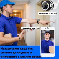 IP Безжична FullHD WiFi IP външна камера BulletLED за видеонаблюдение, снимка 3 - IP камери - 41820443