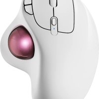 Нова акумулаторна безжична ергономична мишка лесно управление с палец, снимка 2 - Други - 41259876