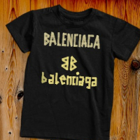 Тениска Balenciaga, Маркови тениски ,Баленсиага,черна тениска, снимка 2 - Тениски - 44797865