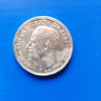 Сребърна монета 2 лева 1891 година, снимка 2 - Нумизматика и бонистика - 40471270