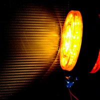 1 бр. ЛЕД LED габарити за огледало ОБЕЦИ червено-оранжево 24V, снимка 3 - Аксесоари и консумативи - 35853930