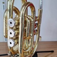 ДЖОБЕН ТРОМПЕТ,POCKET TRUMPET., снимка 4 - Духови инструменти - 41262477