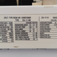 Osaka CH-17-NS (конвенционална сплит система), снимка 3 - Климатици - 44681133