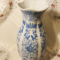 китайска порцеланова ваза, снимка 4 - Вази - 44519527