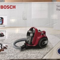 Прахосмукачка bosch serie 2 bagless червена, снимка 3 - Друга електроника - 41185445