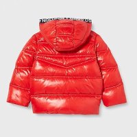 Зимно, пухено яке на Benetton! 12-18месеца, 82см., снимка 2 - Бебешки якета и елеци - 42357645